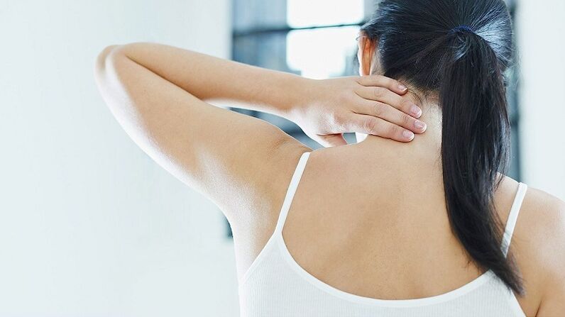 Manifestazioni di osteocondosi cervicale