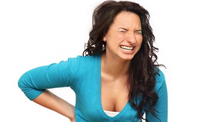 mal di schiena riferito con osteocondrosi toracica